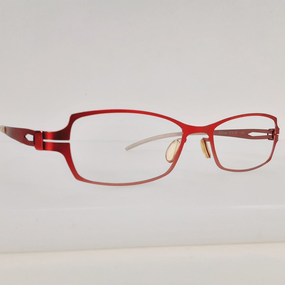 Kato Masaki Kmj-117j-102 Boundless Eyeglasses Ultra Light Red 52-18-135 - Picture 2 of 11
